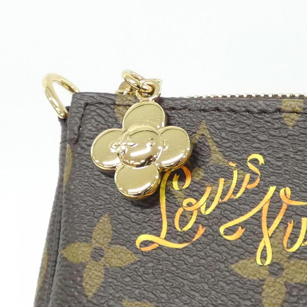 LOUIS VUITTON Brown Monogram Pochette Pouch - Picture 4 of 7